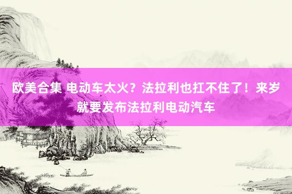 欧美合集 电动车太火？法拉利也扛不住了！来岁就要发布法拉利电动汽车