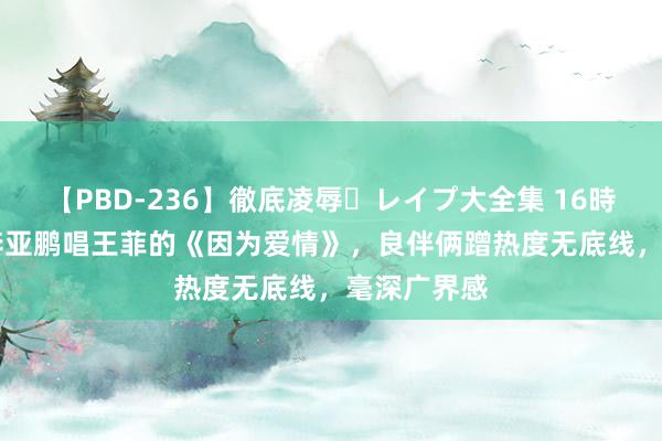 【PBD-236】徹底凌辱・レイプ大全集 16時間 第2集 李亚鹏唱王菲的《因为爱情》，良伴俩蹭热度无底线，毫深广界感