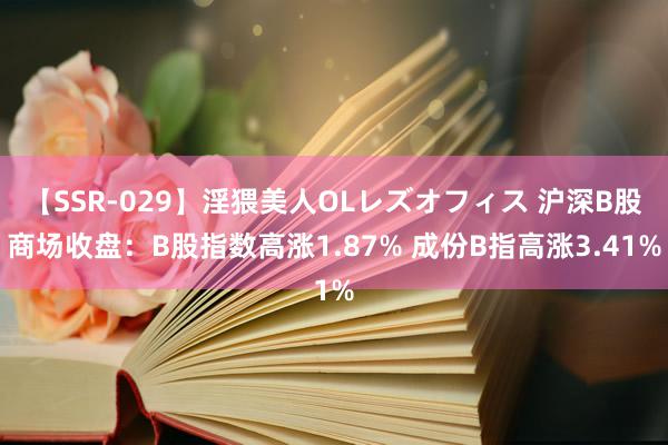 【SSR-029】淫猥美人OLレズオフィス 沪深B股商场收盘：B股指数高涨1.87% 成份B指高涨3.41%