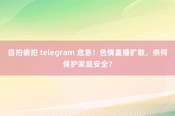 自拍偷拍 telegram 危急！色情直播扩散，奈何保护家庭安全？