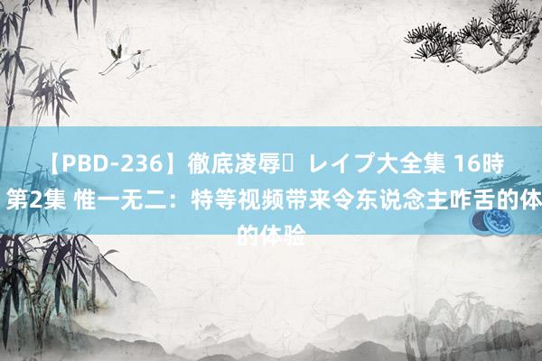 【PBD-236】徹底凌辱・レイプ大全集 16時間 第2集 惟一无二：特等视频带来令东说念主咋舌的体验